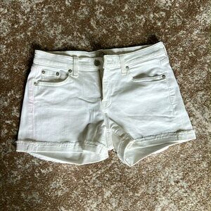 J. Crew White Denim Shorts